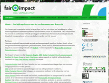 Tablet Screenshot of fairimpact.nl